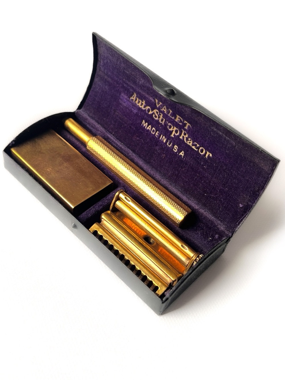 Vintage 1920’s ‘Valet’ Auto Strop Safety Razor Shaving Kit Very Nice Set